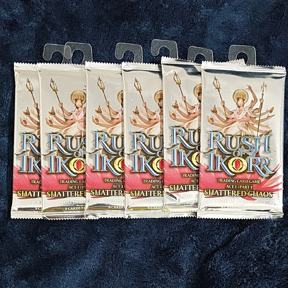 6 Packs Of Rust of Ikorr Trading Card Game